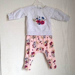 Laura Ashley baby girl floral set